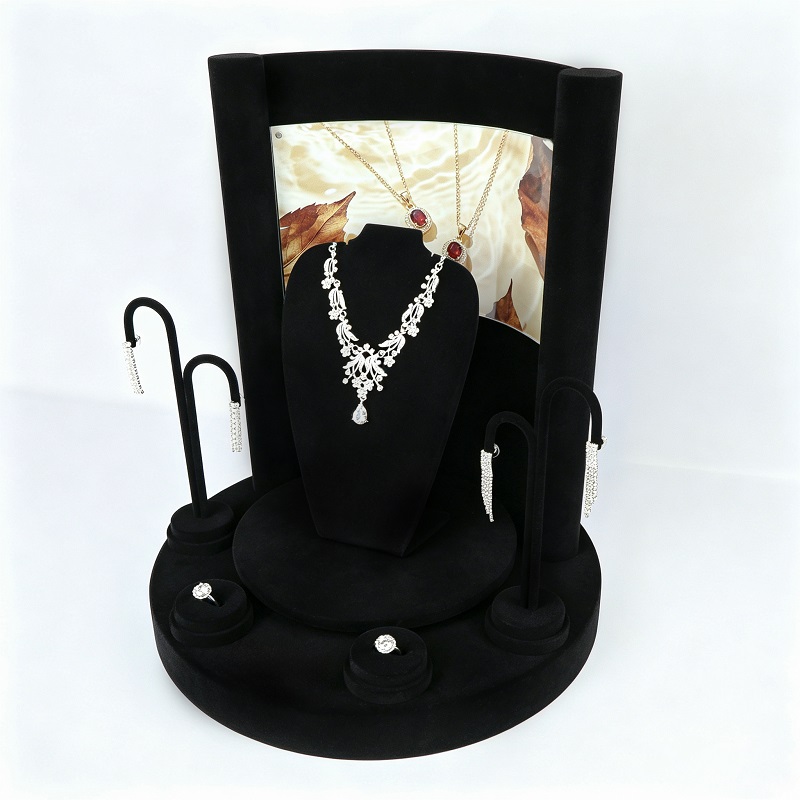 Velvet Jewelry Display Set