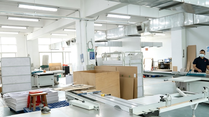 Panel structure processing