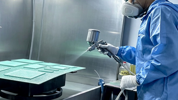 Infrared constant temperature cure