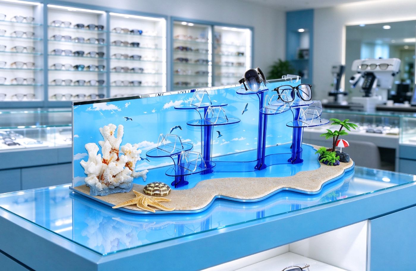 Modular Beach-Themed Eyewear Merchandising Solutions: From Custom Prototyping to Global Rollout